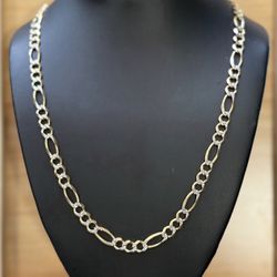 14k Figaro Link Chain 26” 