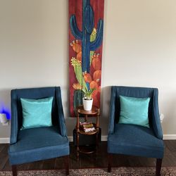 2 - Sharon Anderson Wood Paintings 