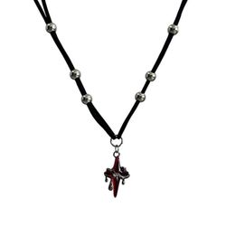 Dark wind red diamond liquefied star necklace niche design sweet and cool hip-hop style high-end clavicle chain men’s and women‘s necklace