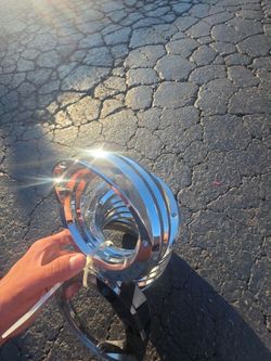 Chrome plastic Light bezel