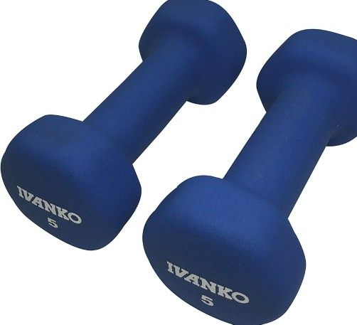Ivanko Pair of 5 Lb. Dumbbells 
