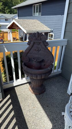 Solid cement decorative fountain/piece