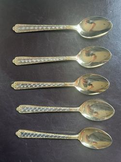 gold plated utensils
