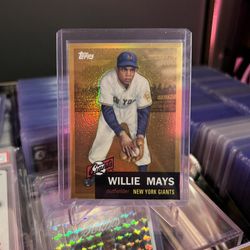 Willie mays baseball card