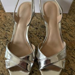 Calvin Klein Metallic Shoes, Size 7