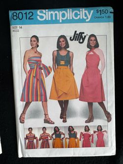 Vintage Simplicity Dress Pattern