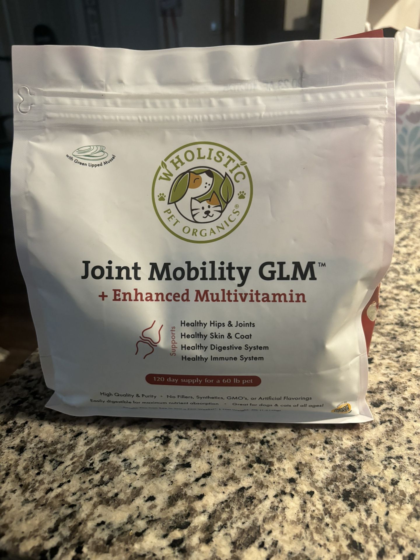 Wholistic Pet Organics Joint Mobility GLM 