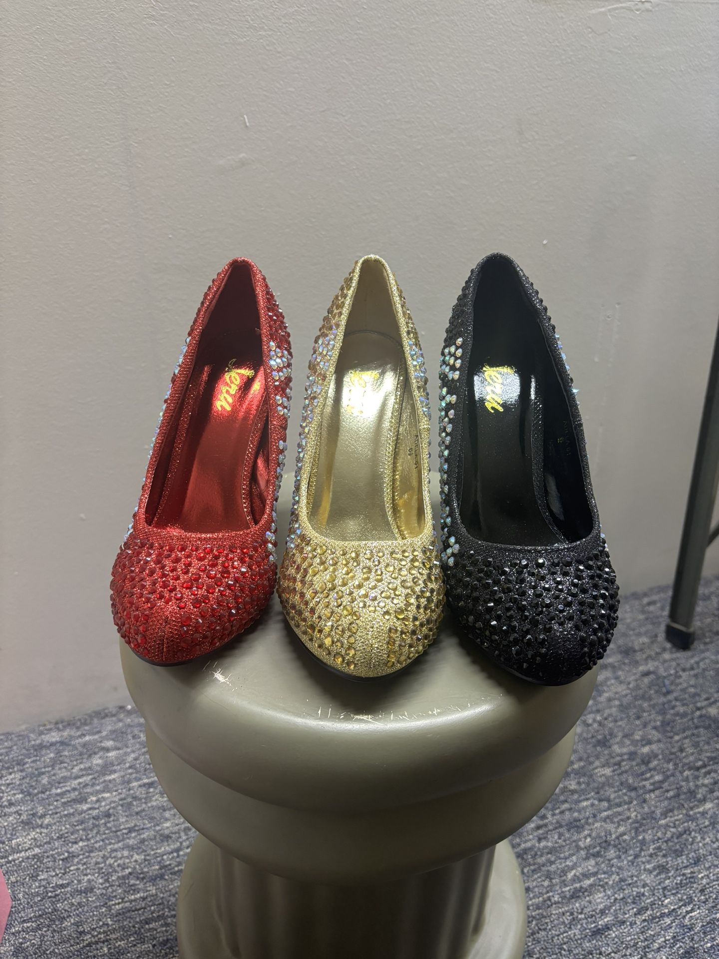 New Cinderella close toe rhinestones high-heels Party Wedding shoes