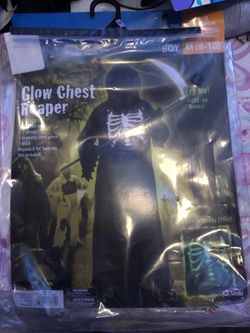 Glow chest reaper costume