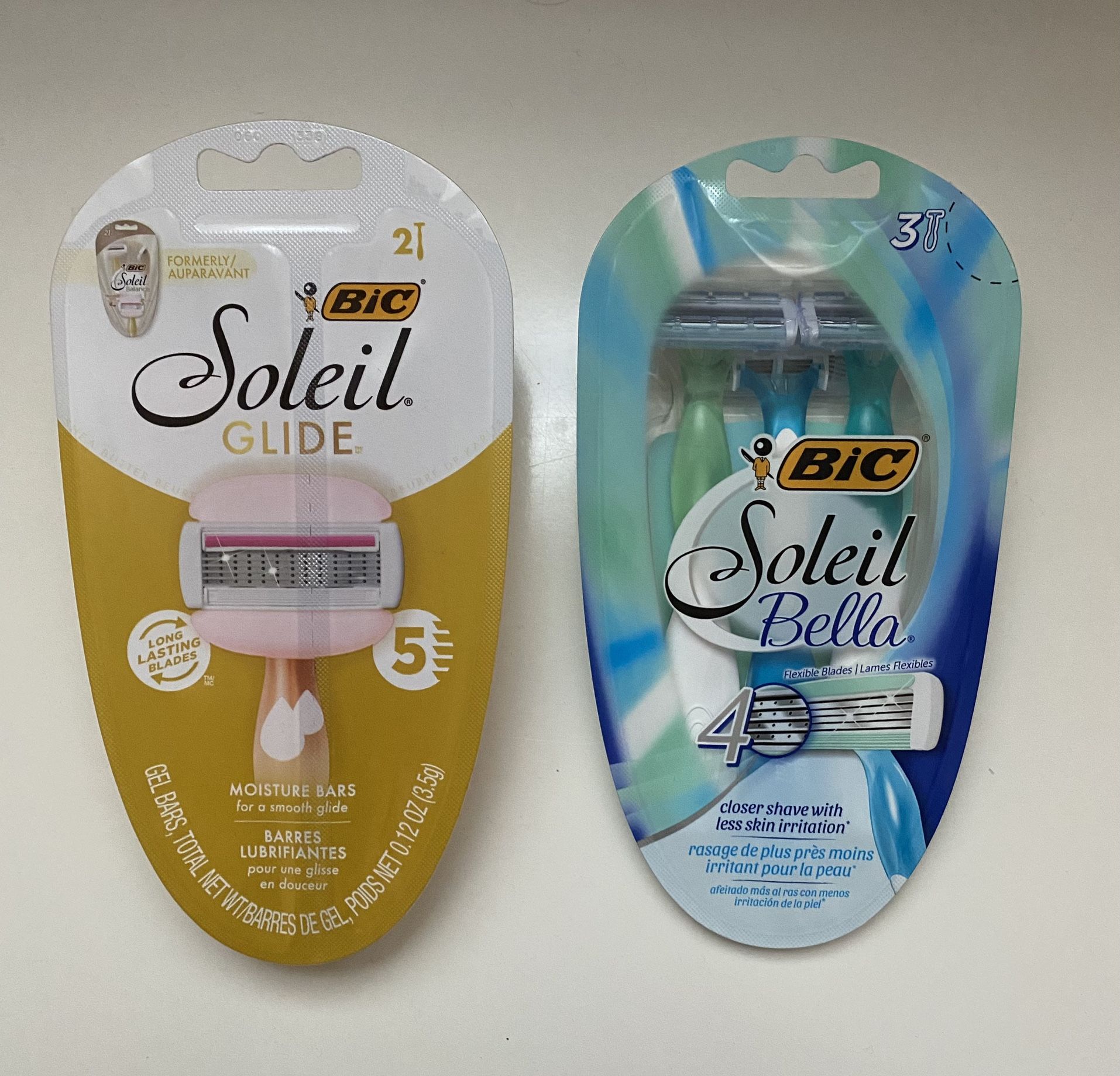 Women’s Premium 4 & 5 blade razors - Venus, Bic