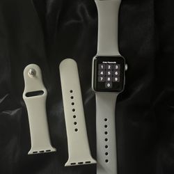 Apple Watch Series 3 (38mm) + 2 Different Bands + Charger  