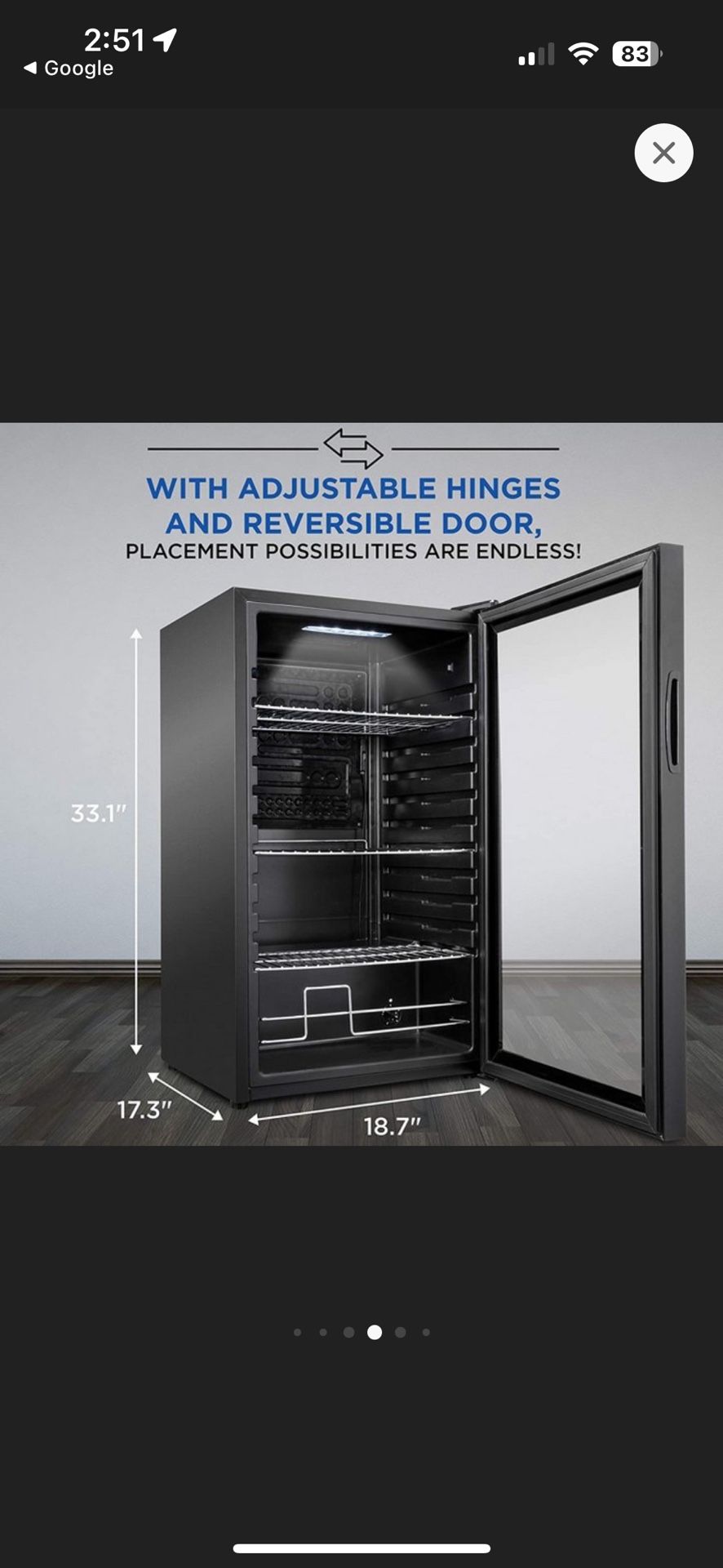 Ivation Mini Fridge