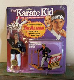 Remco Karate Kid Sato Figure! MOC 1986! Sealed! 