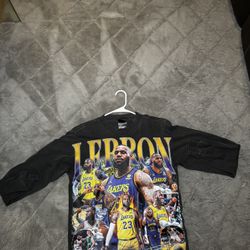 Custom LeBron James Graphic T -Shirt (Long Sleeve)