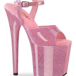 Sparkly Stripper Pleaser Heels