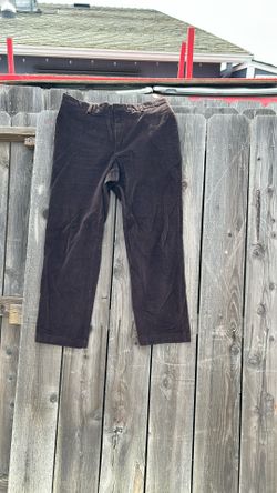 ALFANI Dark Brown Corduroy Men’s Pants 38/32