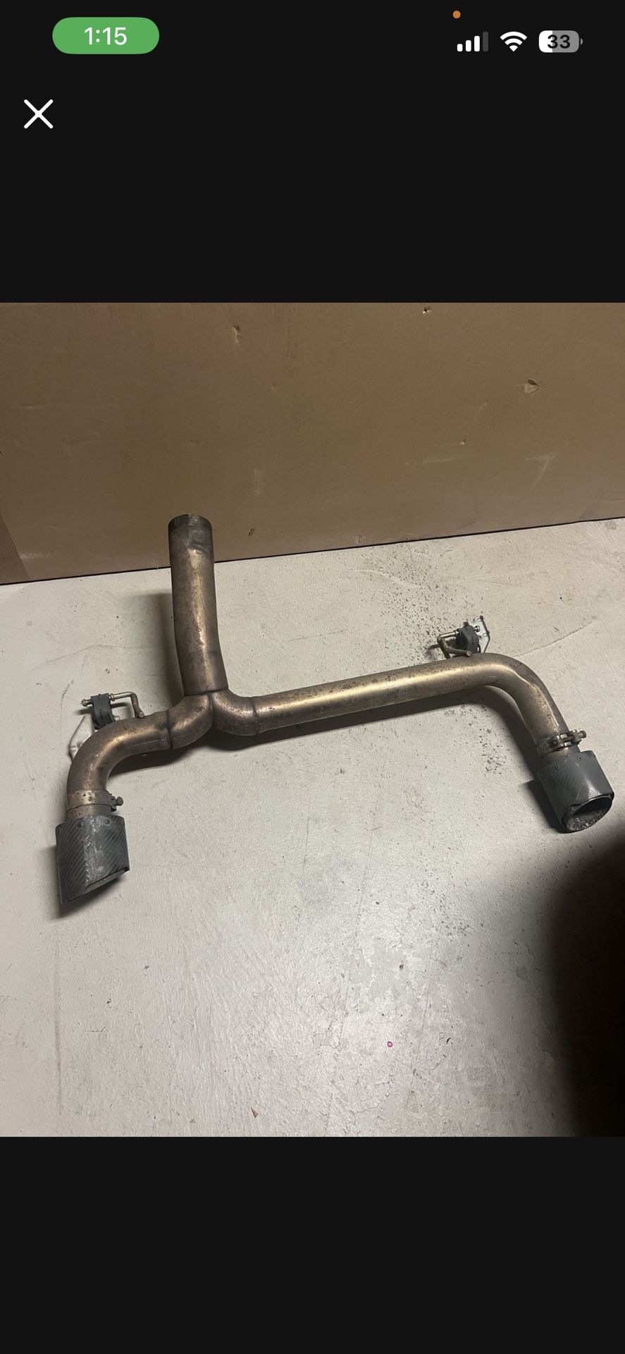 2008 -2012 bmw 335i exhaust 