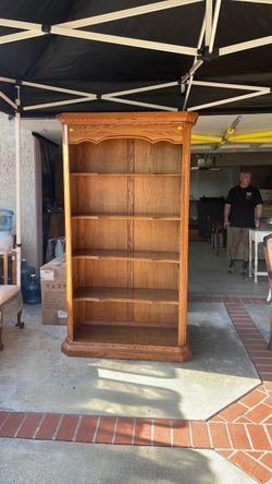Solid Oak Bookcase