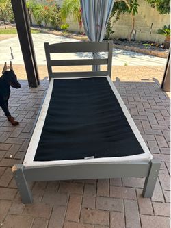 Twin size bed frame