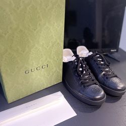 Men's Gucci Ace Black GG