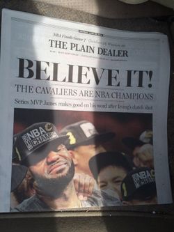 Believe It issue of Plain Dealer