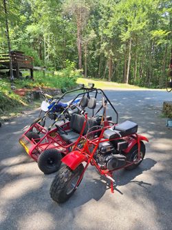 Go kart and to bikes trade all 3 for kawasaki klx 110