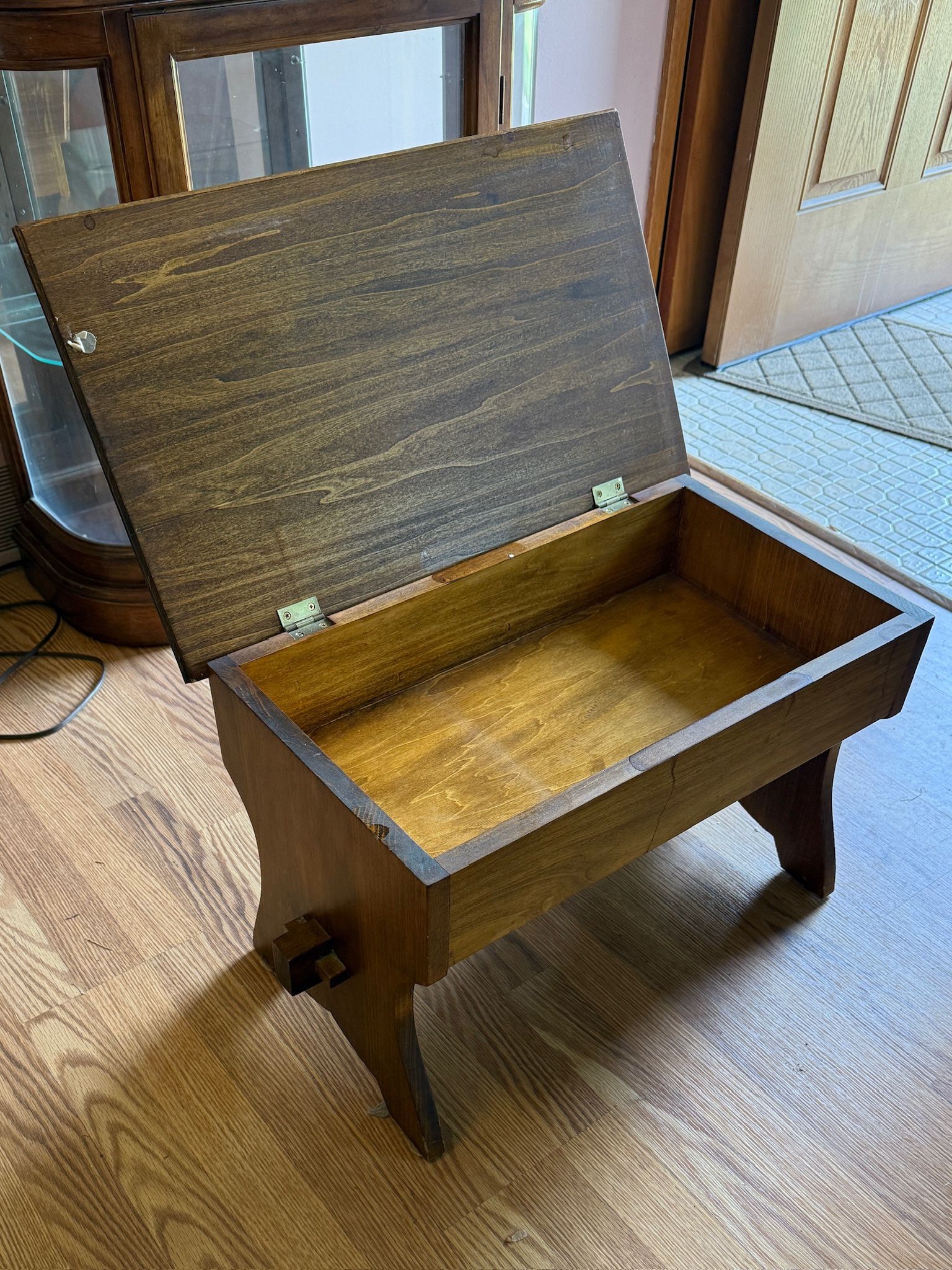 Mid Century Lift Top Stool/Chest