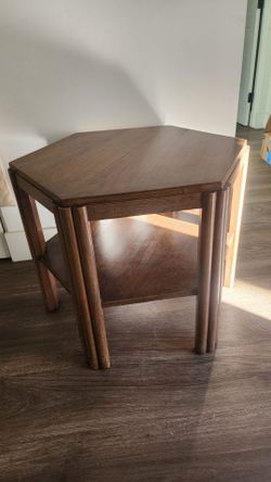Side Table Solid Wood