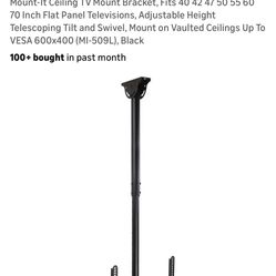 Ceiling TV mount bracket 