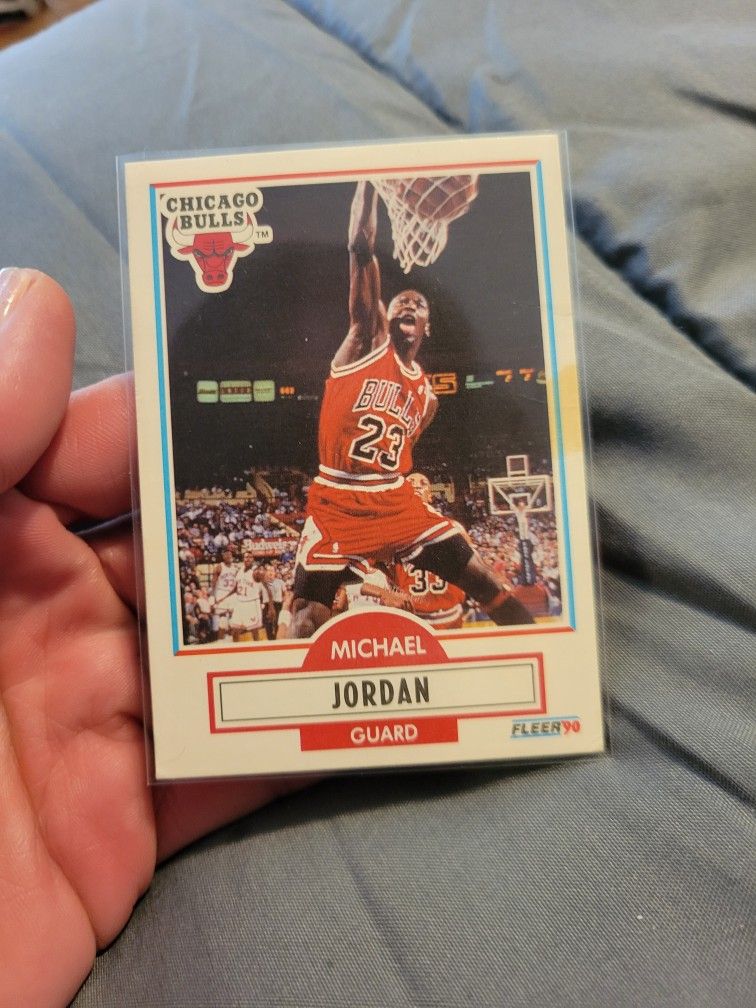 1990 Fleer Basketball Michael Jordan Chicago Bulls #76