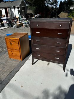 Dressers and bed