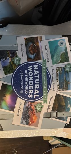 Natural Wonders Puzzles 7 in 1 box