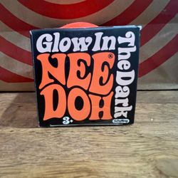 NeeDoh Glow in the Dark Orange Squishy