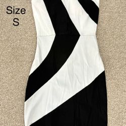 Women Summer Dress Size Black And White S Teenager