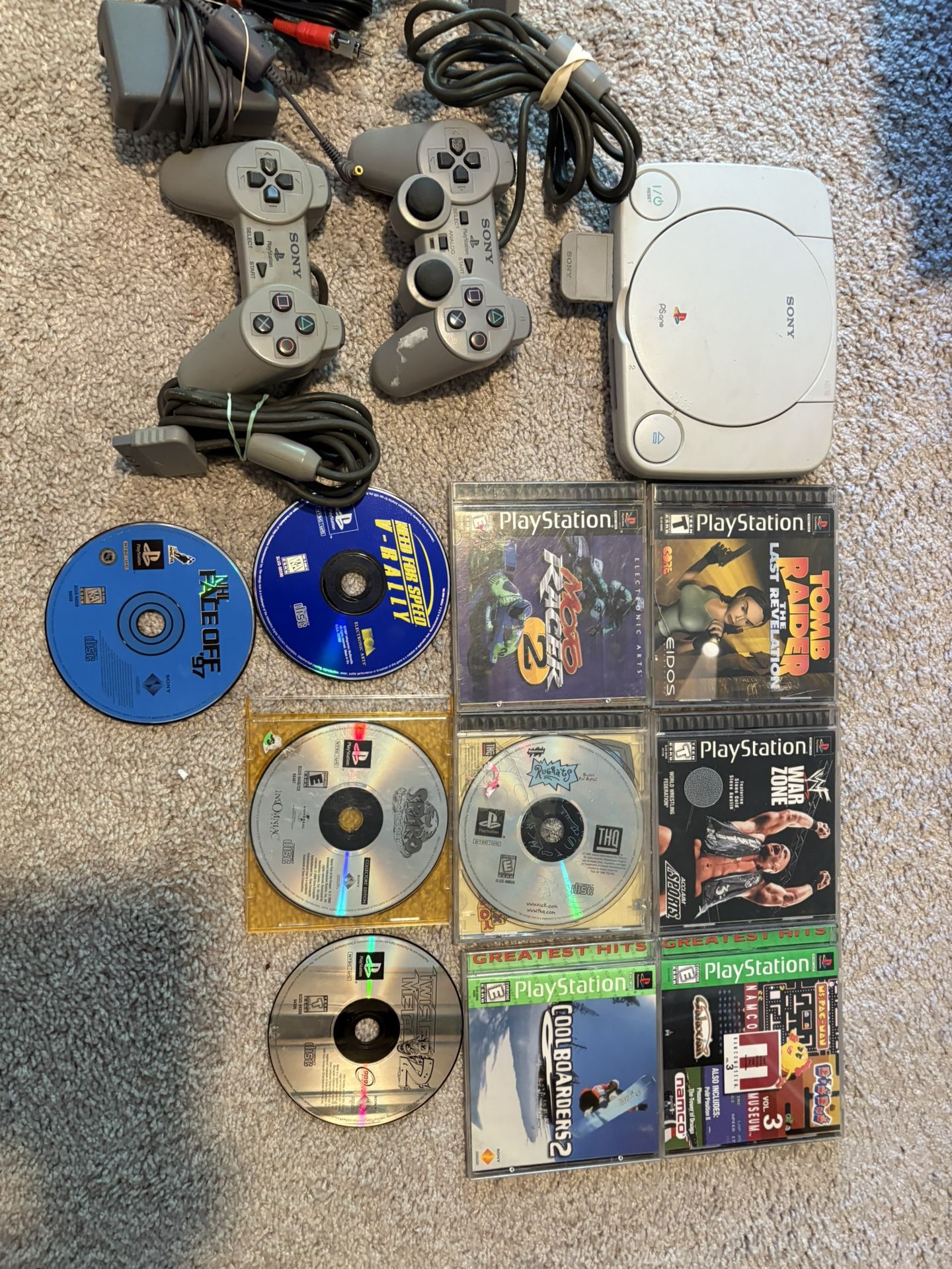 PlayStation 1 PSone + 10 Games (hablo Espanol)