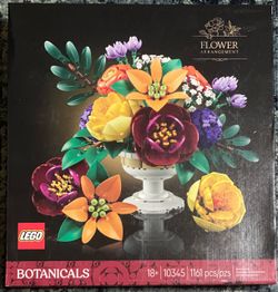 LEGO Botanicals Flower Arrangement Artificial Flowers 10345 - SEALED BOX