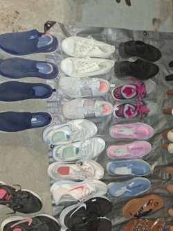 NIKES, SKETCHERS, BOOTS, DRESS SHOES, SANDLES, FLIP FLOPS