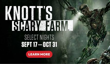 4 digital Adult Knott’s scary farm tickets expires 10/31/26