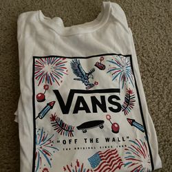Boys Vans size Large 