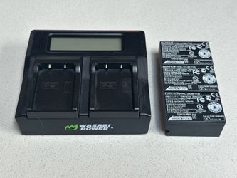 Fujifilm NP-T125 batteries x3 with a Wasabi Power battery charger.