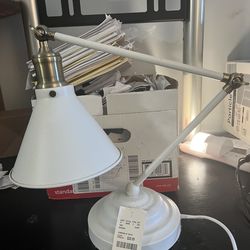 White desk lamp