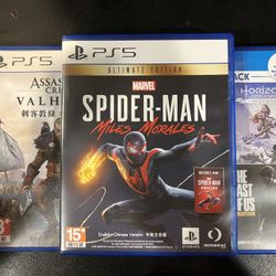 PS5/PS4 Game Disks (Like New)