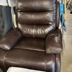 Brown Leather Recliner