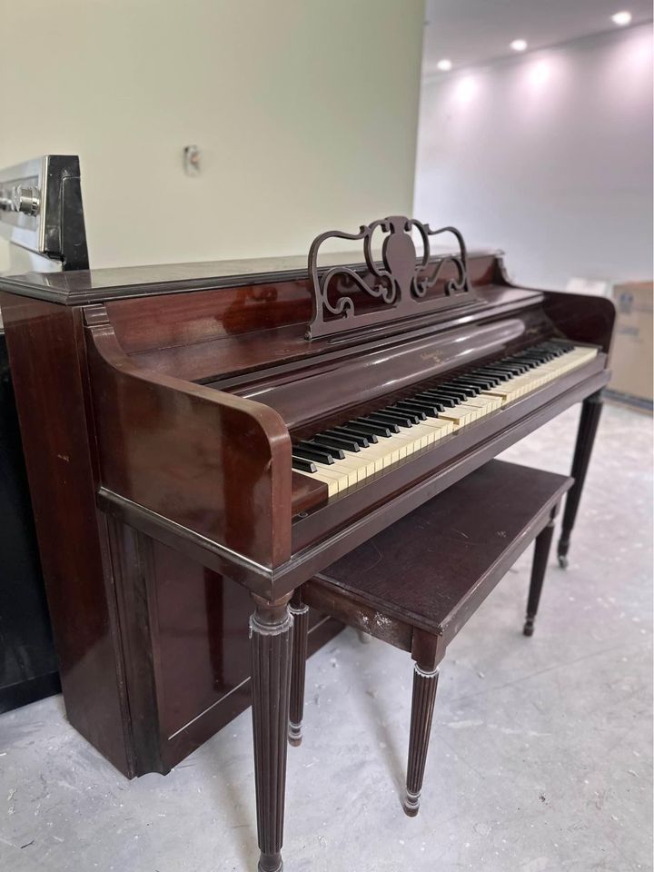 antique piano Sohmer & Co. New York Mid Century 