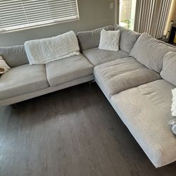 Living Spaces sectional 