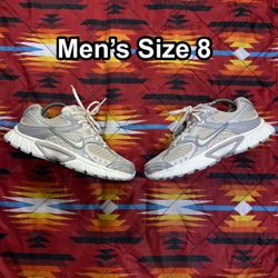 Nike V5 RNR Shoes Men’s Sz 8 Gray Oatmeal Pale Ivory Sneakers Low Top IH1980-140