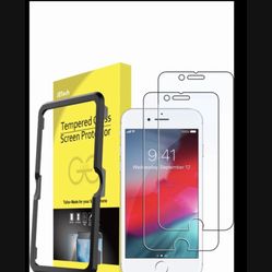 iPhone, glass screen protectors.