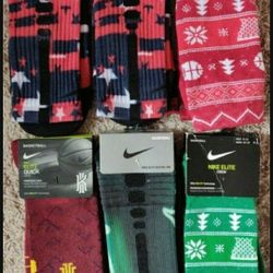 Nike Basketball Elite Socks (L) Men's 8-12 Woman's 10-13