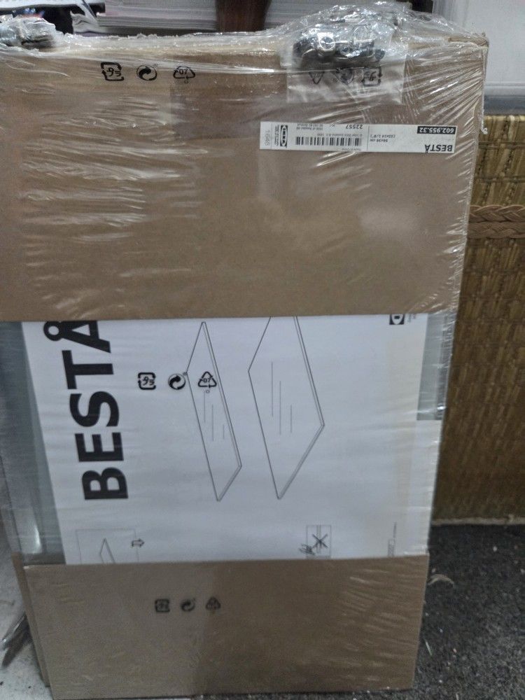 IKEA BESTA GLASS SHELVES