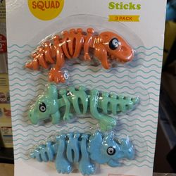 Dino dive sticks flexible 3 pack